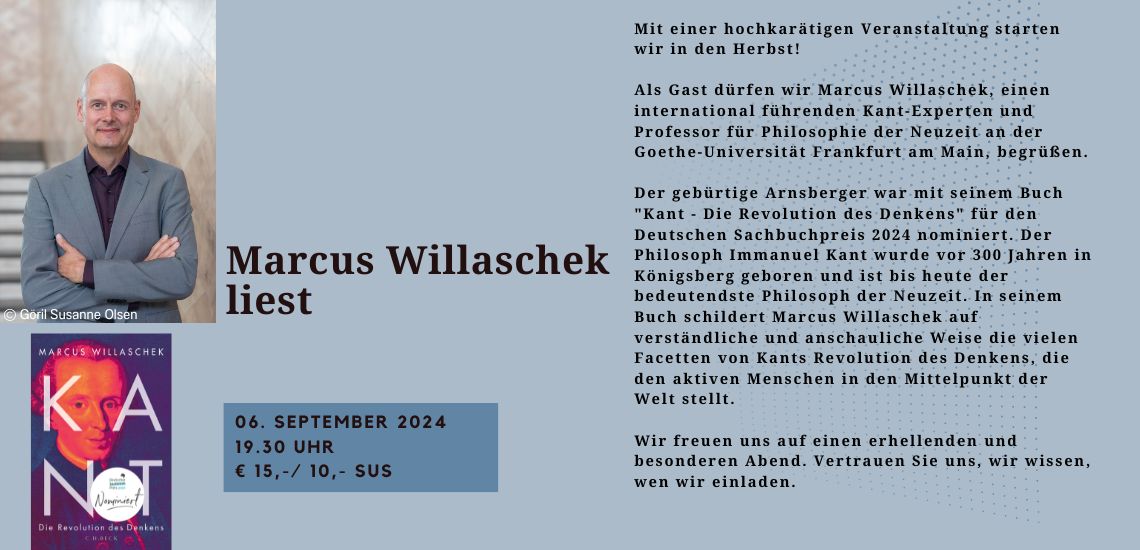 Marcus Willaschek liest